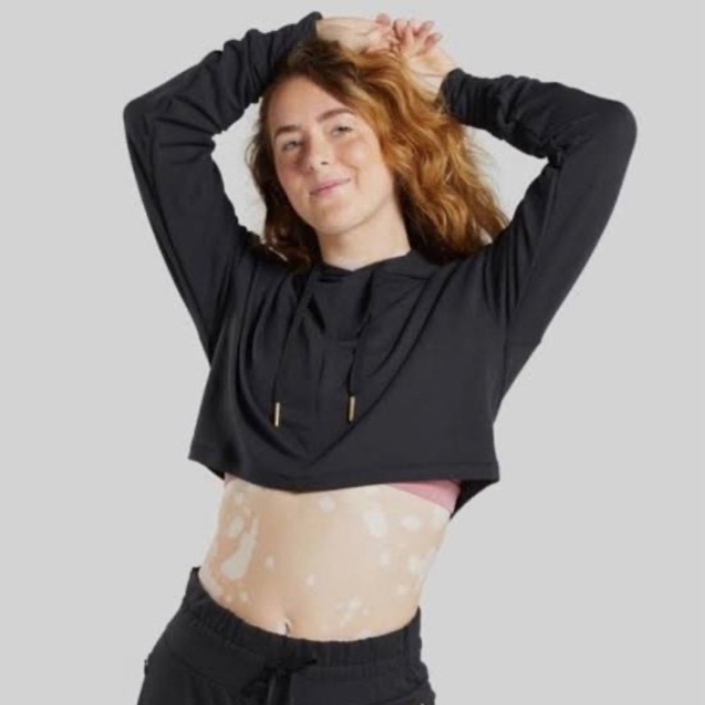 Gymshark x Whitney Simmons cropped hoodie